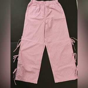 Wild Fable Pink Striped Casual Pants